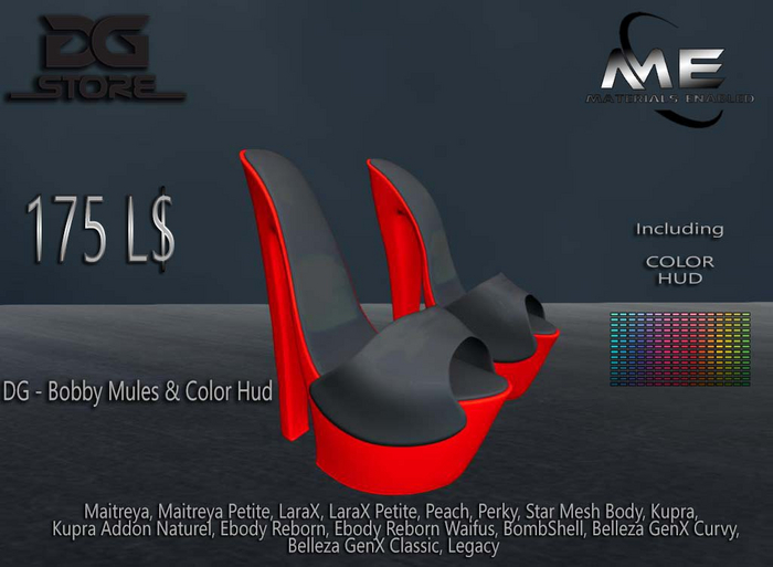 DG - Bobby Mules & Color Hud - Unpacker