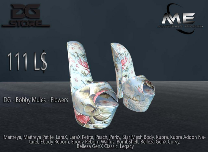 DG - Bobby Mules - Flowers - Unpacker
