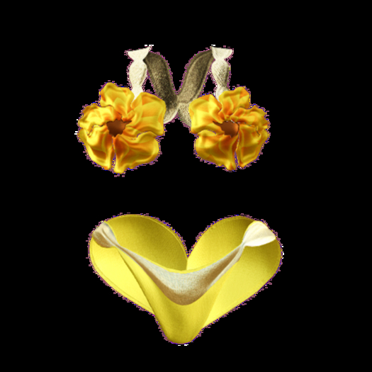 WYLDLANDS "LAYLA" YELLOW DAISIES K/P/R/W BIKINI SET