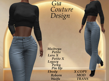 "GCD" Brae Crop Top Black