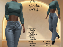 "GCD" Brae Crop Top Green