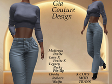 "GCD" Brae Crop Top Periwinkle