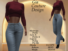 "GCD" Brae Crop Top Red