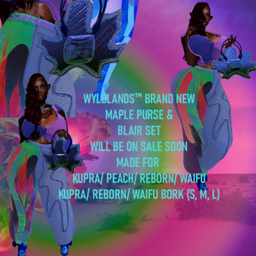 WYLDLANDS "BLAIR" K/P/R/W & K/R/W BORK (S,M,L) SET FATPACK