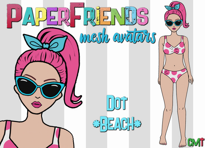 Dot *Beach* - PaperFriends Avatar