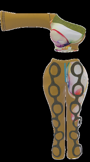 WYLDLANDS "KITA" SUNBATHE K/P/R/W PANTS SET