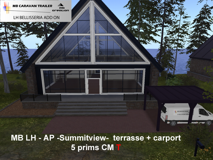 MB LH - AP -Summitview-  terrasse + carport box