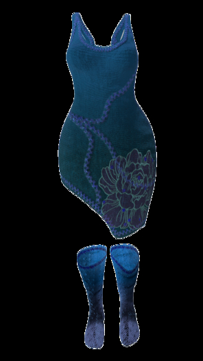 WYLDLANDS "BETTY" FROST FLOWER R & W BORK LOU. DR.W/SOCKS