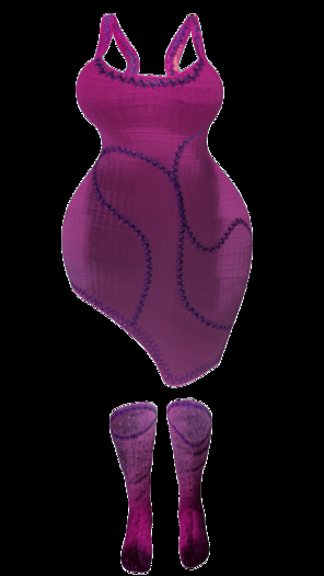 WYLDLANDS "BETTY" PINK K/BORK & P. PREGGY LOU. DR.W/SOCKS