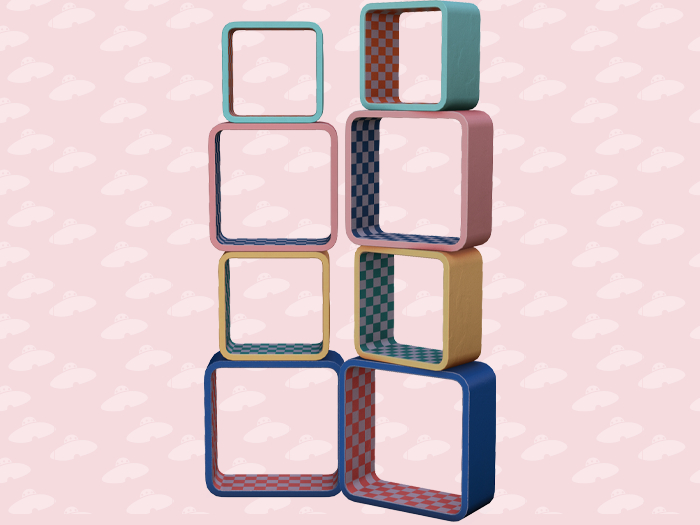 Amalgam: Stacked Shelf - Bright Check [add]