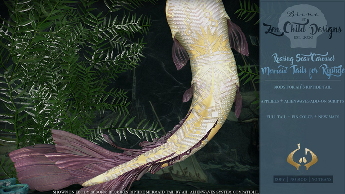 Brine - Roaring Seas Carousel FATPACK Mermaid Tail for Riptide