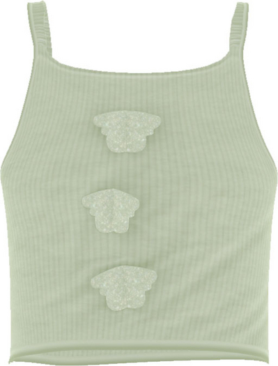 Goosie - Flutter Top - Sage - Unpack