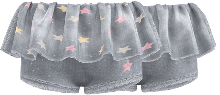 Goosie - Starry Skort - Gray - Unpack