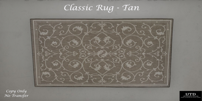 UTD - Classic Rug- Tan