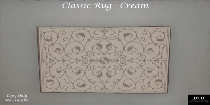 UTD - Classic Rug- Cream