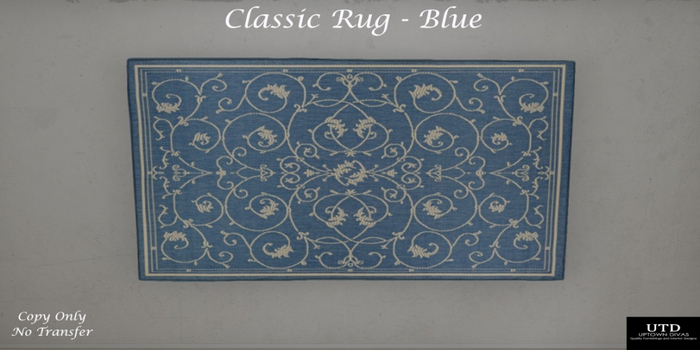 UTD - Classic Rug- Blue