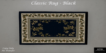 UTD - Classic Rug- Black