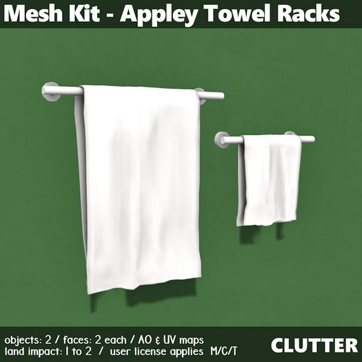 Clutter - Mesh Kit - Appley Towel Racks