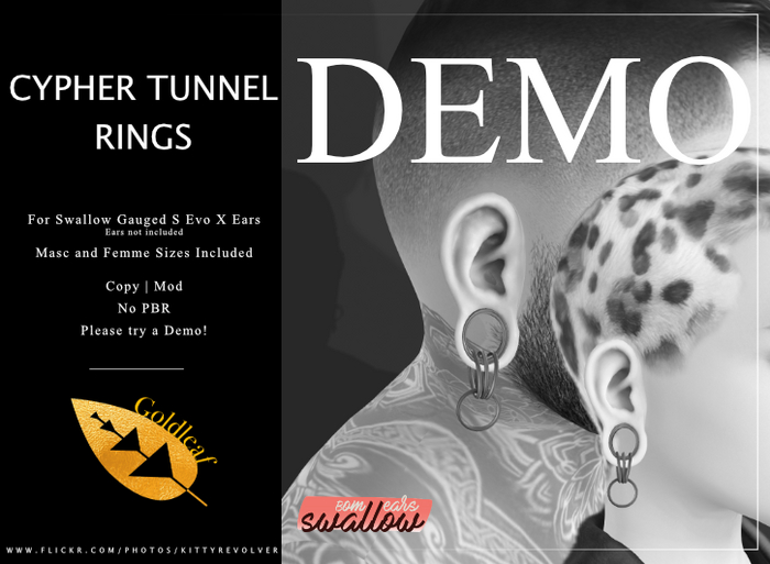 Goldleaf - Cypher Tunnel Rings - DEMO