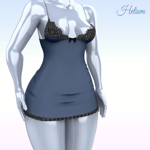 Navy Night Dress