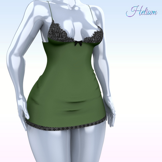 Olive Night Dress
