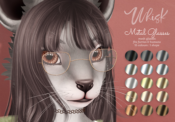 .{Whisk}. Metal Glasses : D Frame