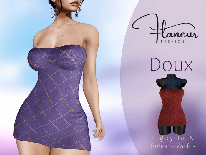 [Flaneur] Doux Dress Red  