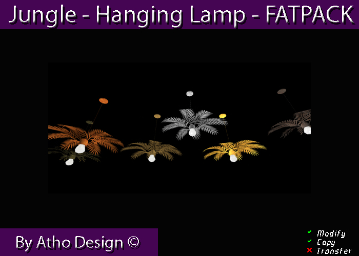 Jungle - Hanging Lamps FATPACK