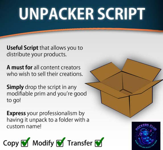 Unpacker Script – Easy Folder Delivery with Customizable Thank You Message