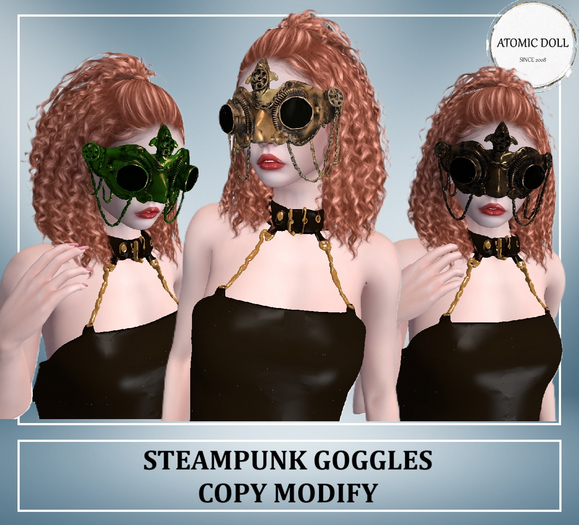 Steampunk goggles