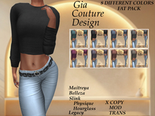 "GCD" Aspen Wool Crop Tops FAT PACK