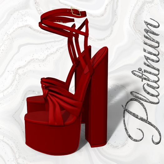 Red Elegant High Heels