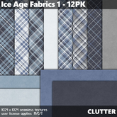 Clutter - Ice Age Fabrics 1 - 12PK