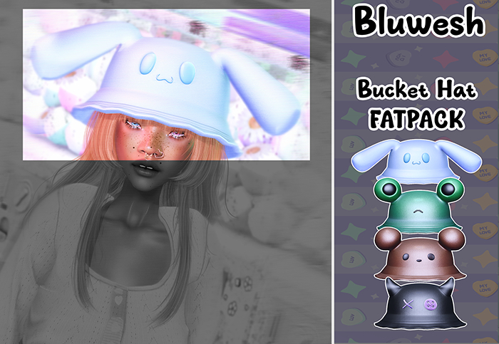 .:BluWesh:. Bucket Hat Fatpack