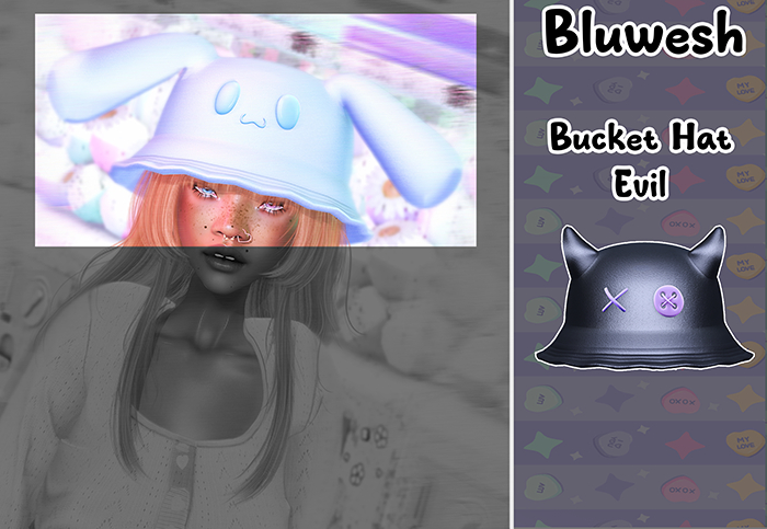 .:BluWesh:. Bucket Hat Evil