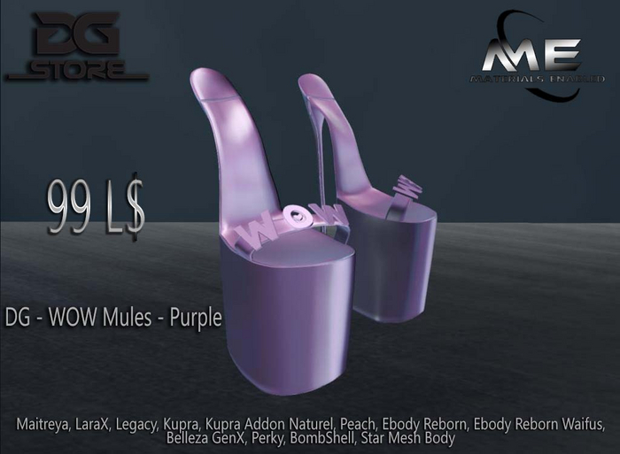 DG - Wow Mules - Purple - Unpacker