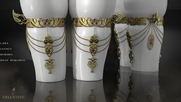 {Valentine}Calypso Garter