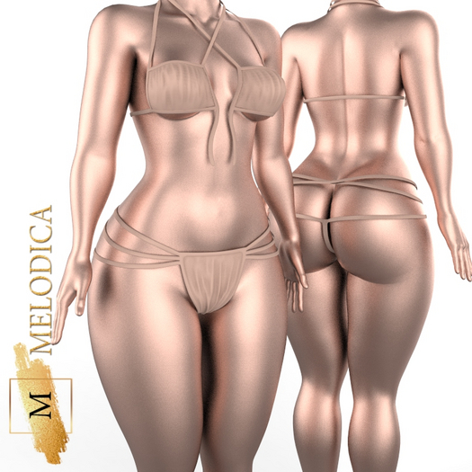 Beige Onepiece Bikini