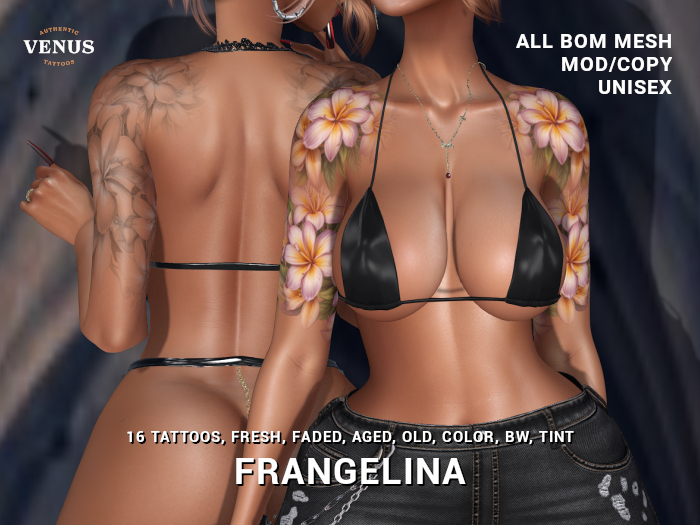 FRANGIPANI SLEEVE TATTOO
