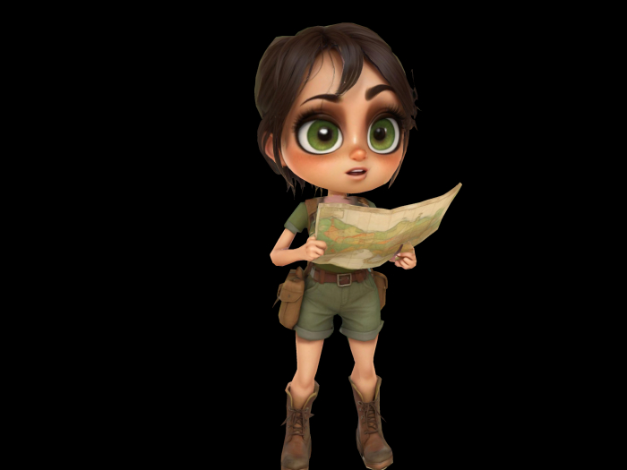 HB: Explorer Girl Statue FuLL PERM