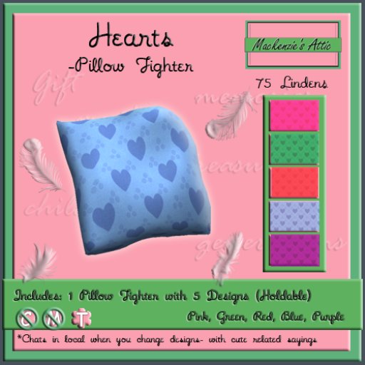 [M.A.] Pillow Fighter -Hearts  [Boxed]