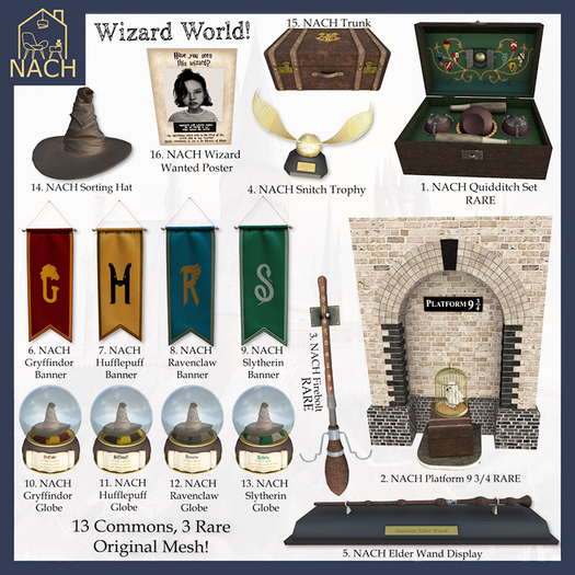 10. NACH Gryffindor Globe