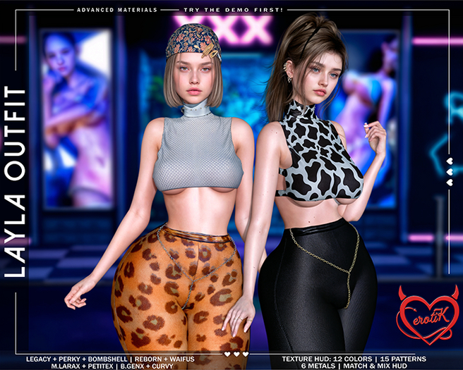 [erotiK] Layla Outfit FATPACK