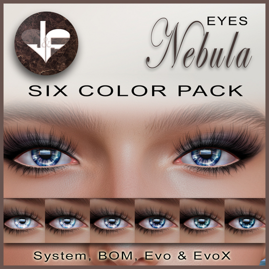 January ~ Eyes Nebula Blue