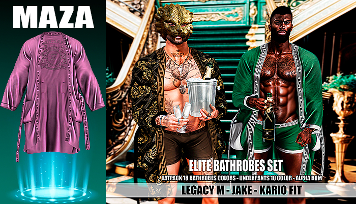 MAZA // ELITE BATHROBES // PINK