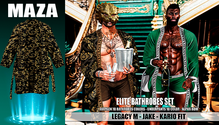 MAZA // ELITE BATHROBES // DAMASK 2