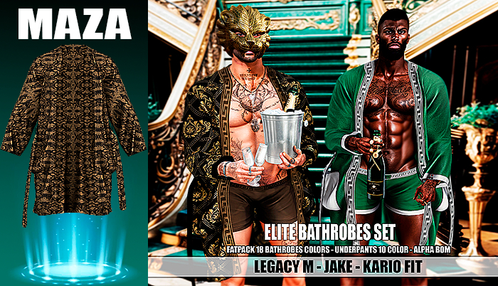 MAZA // ELITE BATHROBES // DAMASK 4