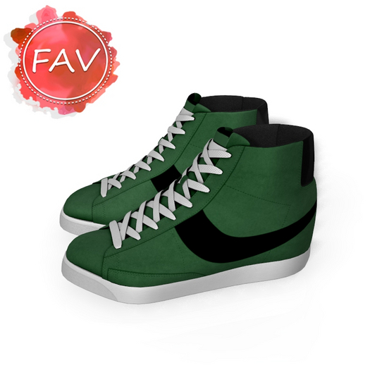 Green High Top Sneakers