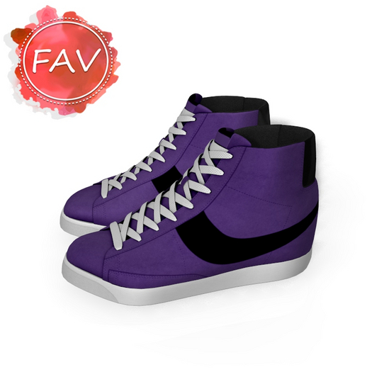 Purple High Top Sneakers