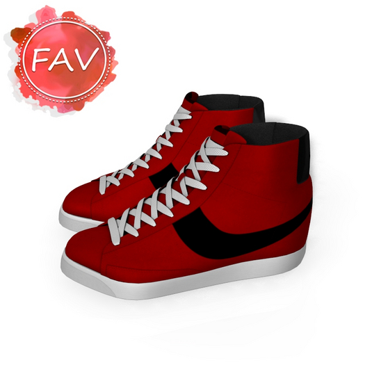 Red High Top Sneakers